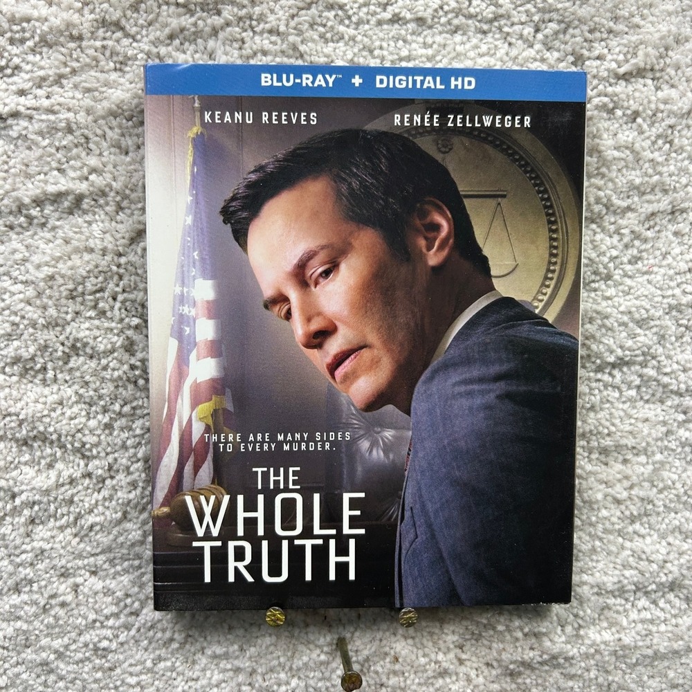 The‎ Whole Truth Blu-ray 2016 Digital HD Keanu Reeves Renée Zellweger Courtroom